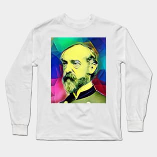 George Meade Colourful Portrait | George Meade Artwork 4 Long Sleeve T-Shirt